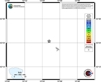 Mappa MCS - territori località