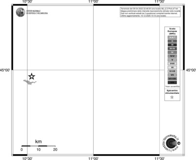 Mappa EMS - territori località