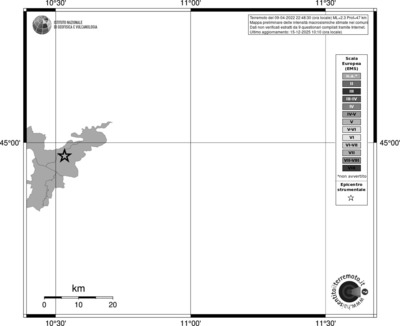 Mappa EMS - territori comuni