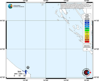 Mappa EMS - territori località
