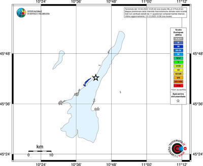 Mappa EMS - territori località