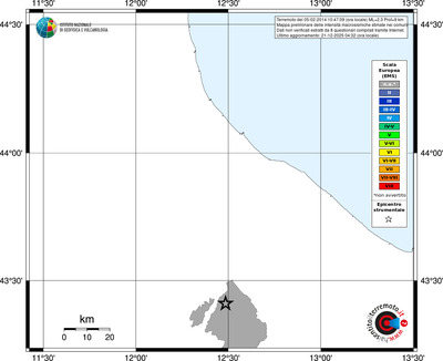 Mappa EMS - territori comuni