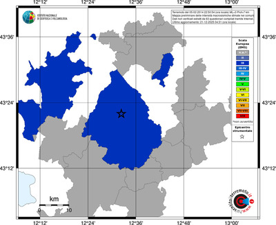 Mappa EMS - territori comuni