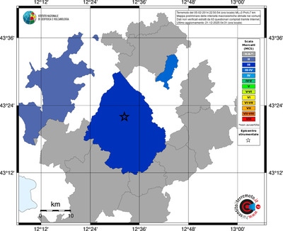 Mappa MCS - territori comuni