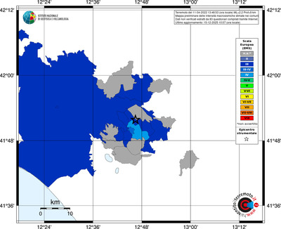 Mappa EMS - territori comuni
