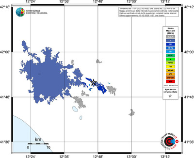 Mappa MCS - territori località
