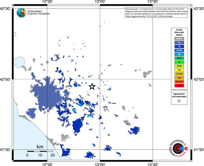 Mappa MCS - territori località