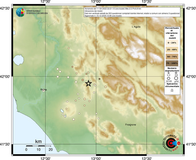 Mappa comuni con almeno 3 questionari