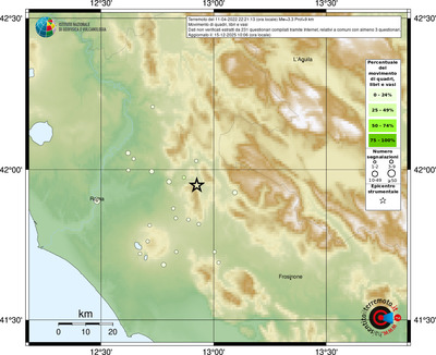 Mappa comuni con almeno 3 questionari