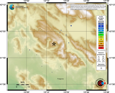 Mappa EMS - località
