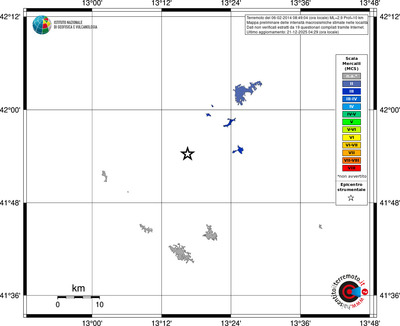 Mappa MCS - territori località