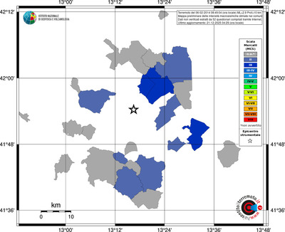 Mappa MCS - territori comuni