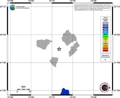 Mappa EMS - territori comuni