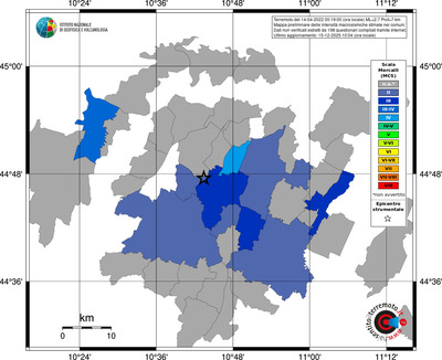 Mappa MCS - territori comuni