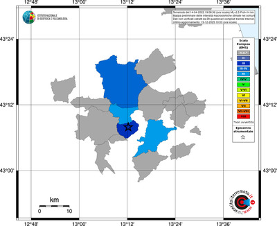 Mappa EMS - territori comuni
