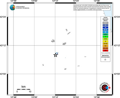 Mappa MCS - territori località