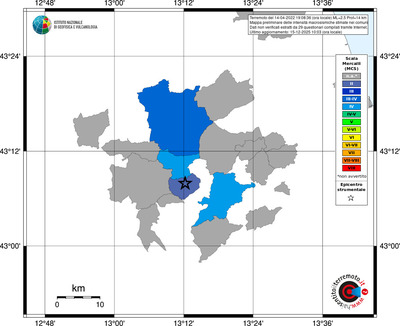 Mappa MCS - territori comuni
