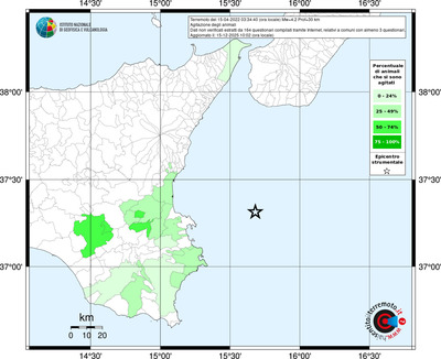 Mappa territorio comunale con almeno 3 questionari
