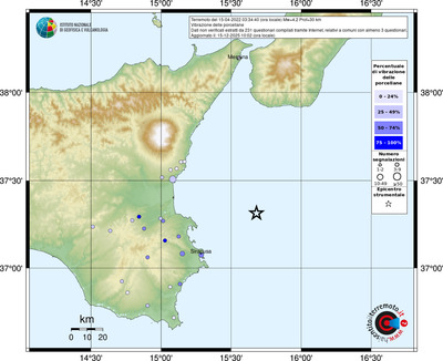 Mappa comuni con almeno 3 questionari