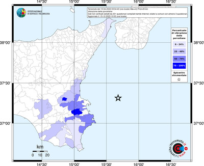Mappa territorio comunale con almeno 3 questionari