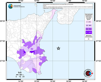 Mappa territorio comunale con almeno 3 questionari