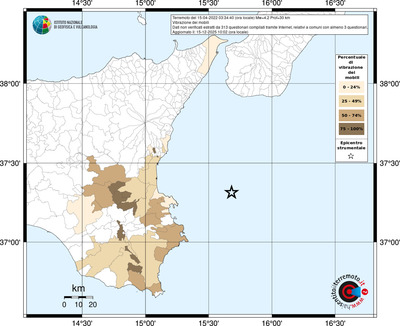 Mappa territorio comunale con almeno 3 questionari
