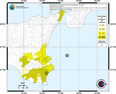 Mappa territorio comunale con almeno 3 questionari