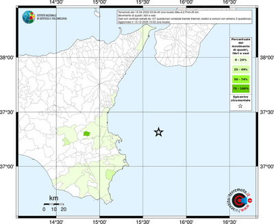 Mappa territorio comunale con almeno 3 questionari