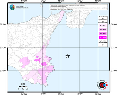 Mappa territorio comunale con almeno 3 questionari