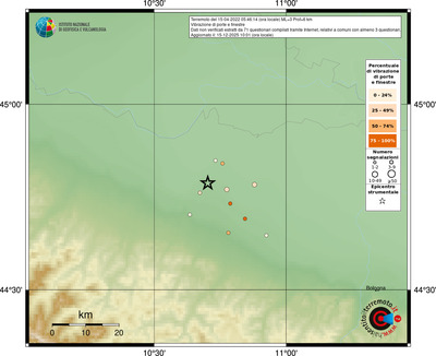 Mappa comuni con almeno 3 questionari
