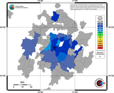 Mappa MCS - territori comuni