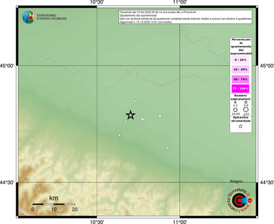 Mappa comuni con almeno 3 questionari