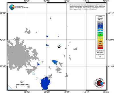 Mappa MCS - territori località