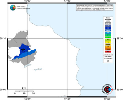 Mappa EMS - territori comuni