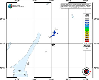Mappa EMS - territori località
