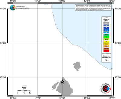 Mappa EMS - territori comuni