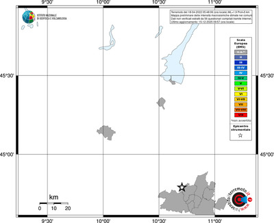 Mappa EMS - territori comuni