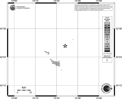 Mappa EMS - territori località