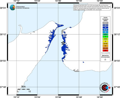 Mappa EMS - territori località