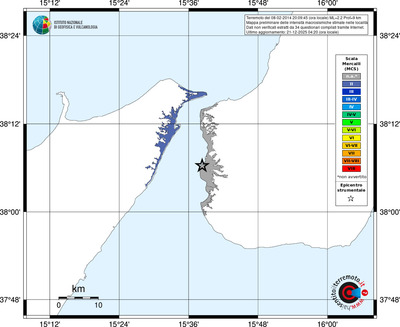 Mappa MCS - territori località