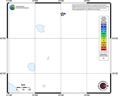 Mappa EMS - territori località