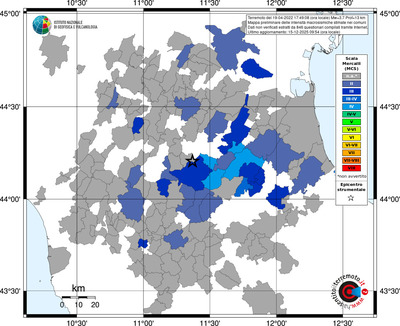 Mappa MCS - territori comuni
