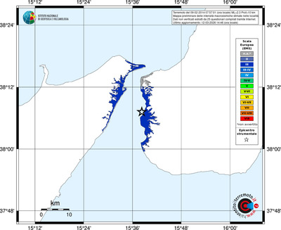 Mappa EMS - territori località