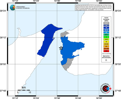 Mappa EMS - territori comuni
