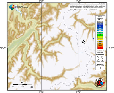 Mappa MCS - località