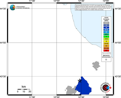 Mappa EMS - territori comuni