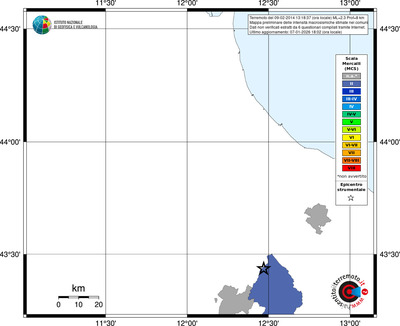 Mappa MCS - territori comuni