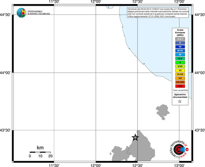 Mappa EMS - territori comuni
