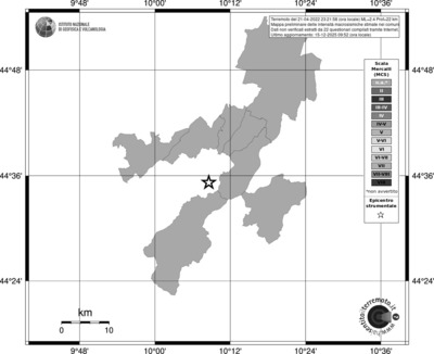 Mappa MCS - territori comuni