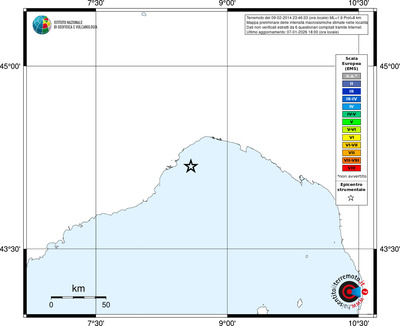 Mappa EMS - territori località